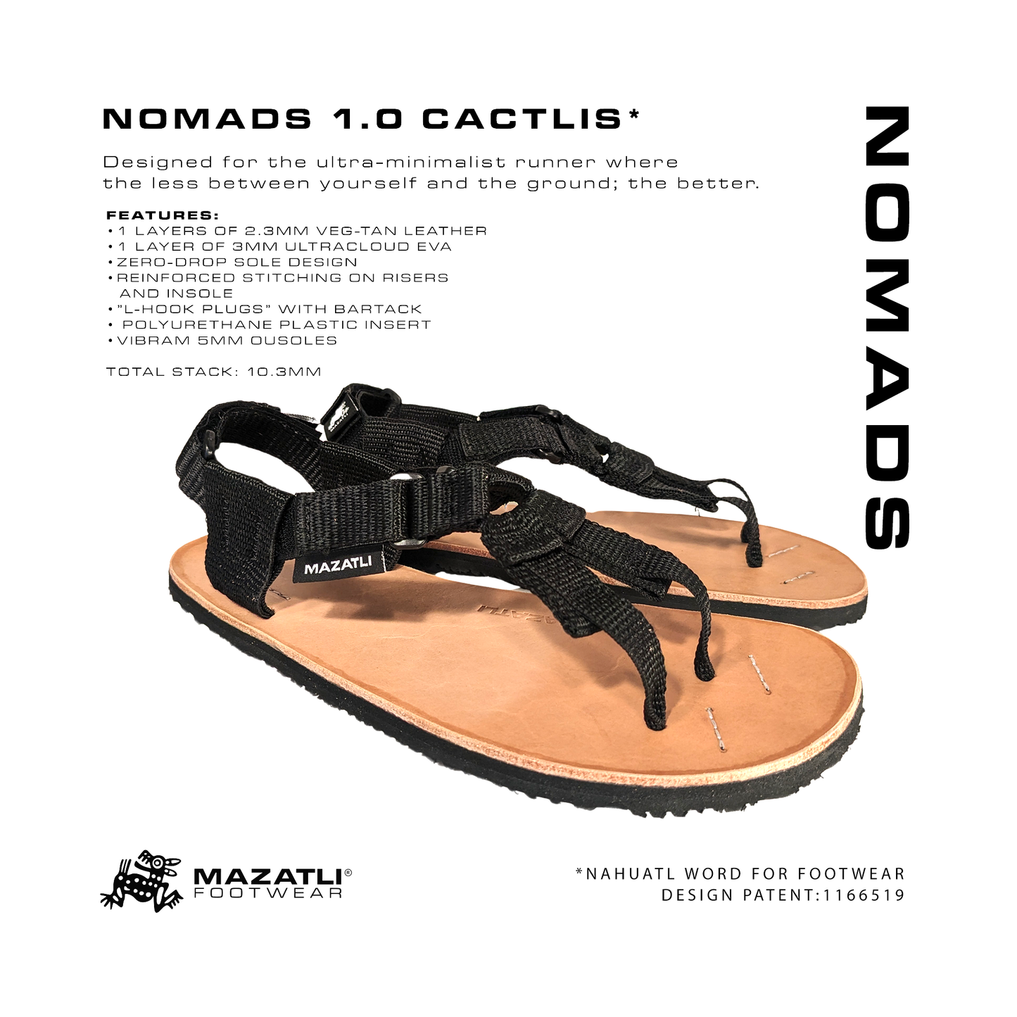 Mazatli TrailRunner 1.0 Running Sandals Cactlis