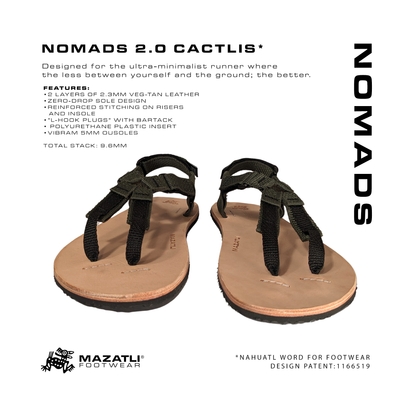 Mazatli Nomads 3.0 Enhanced Elite Trail Running Sandals
