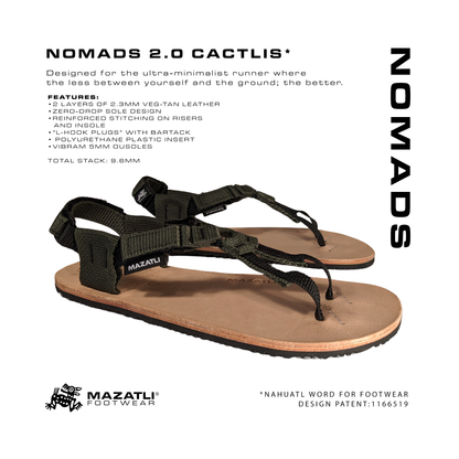 Mazatli Nomads 3.0 Enhanced Elite Trail Running Sandals