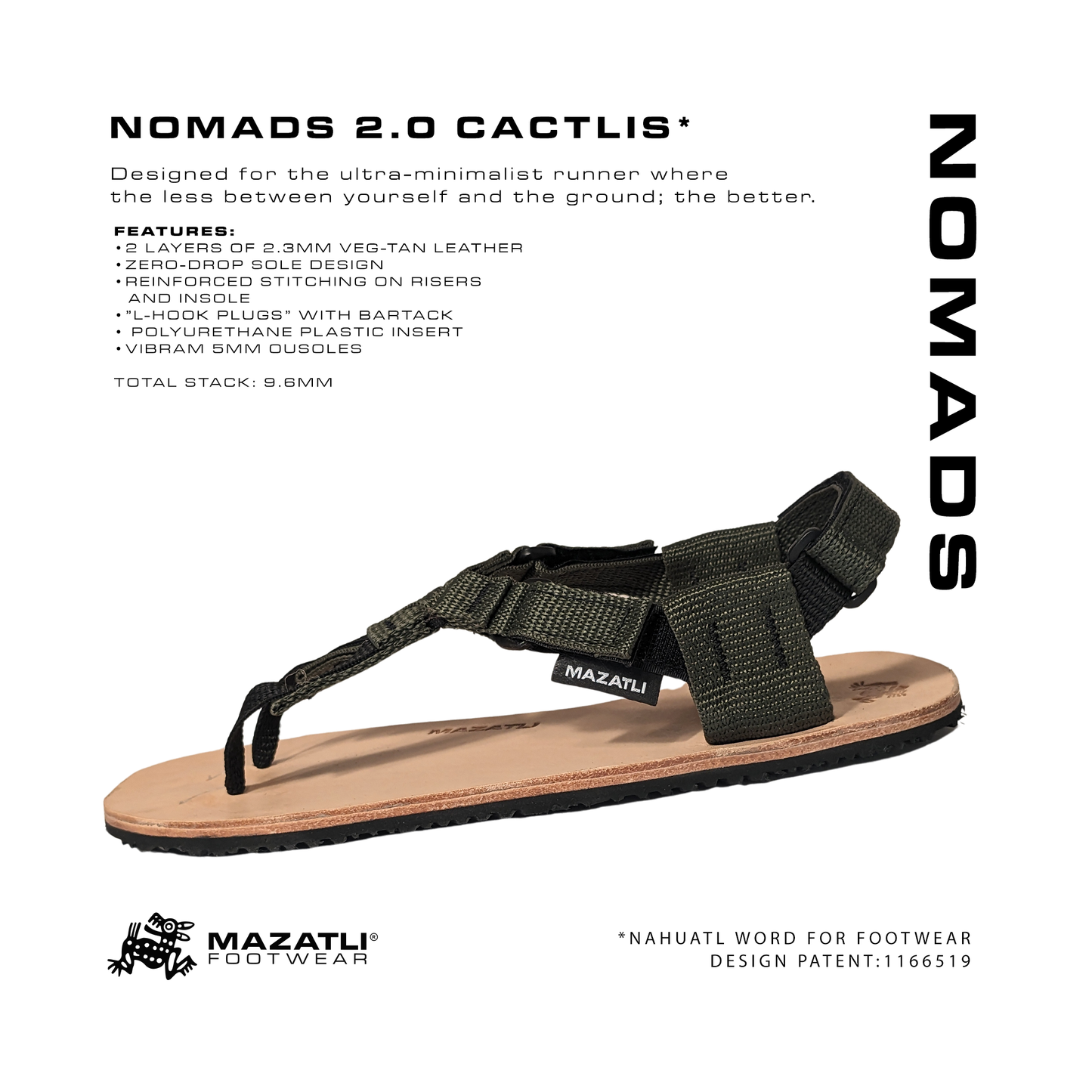 Mazatli Nomads 3.0 Enhanced Elite Trail Running Sandals