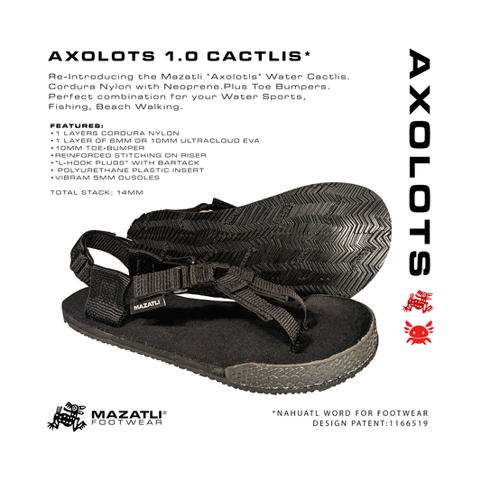 Mazatli "Axolots" Water Sandals Cactlis